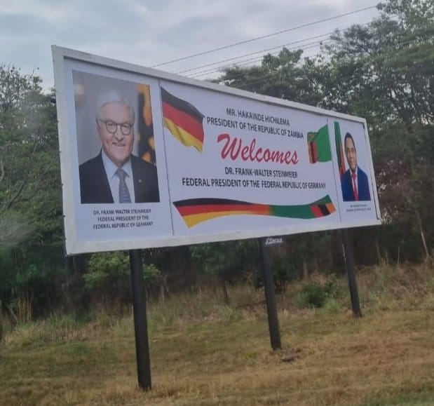 German President Frank-Walter Steinmeier embarks on Historic State Visit to Zambia